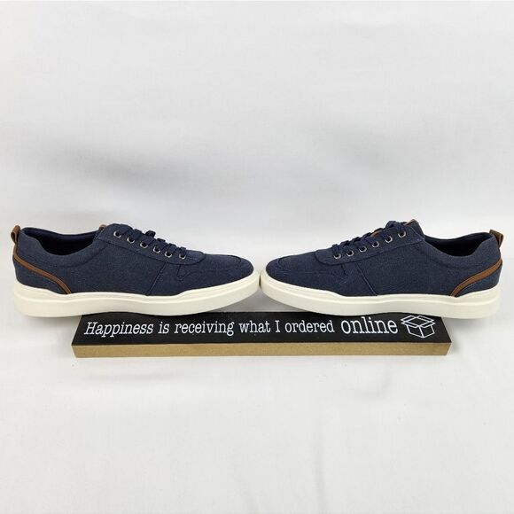 🩵NIB Bruno Marc Blue Canvas Skate Sneakers Size 11 - Picture 8 of 12